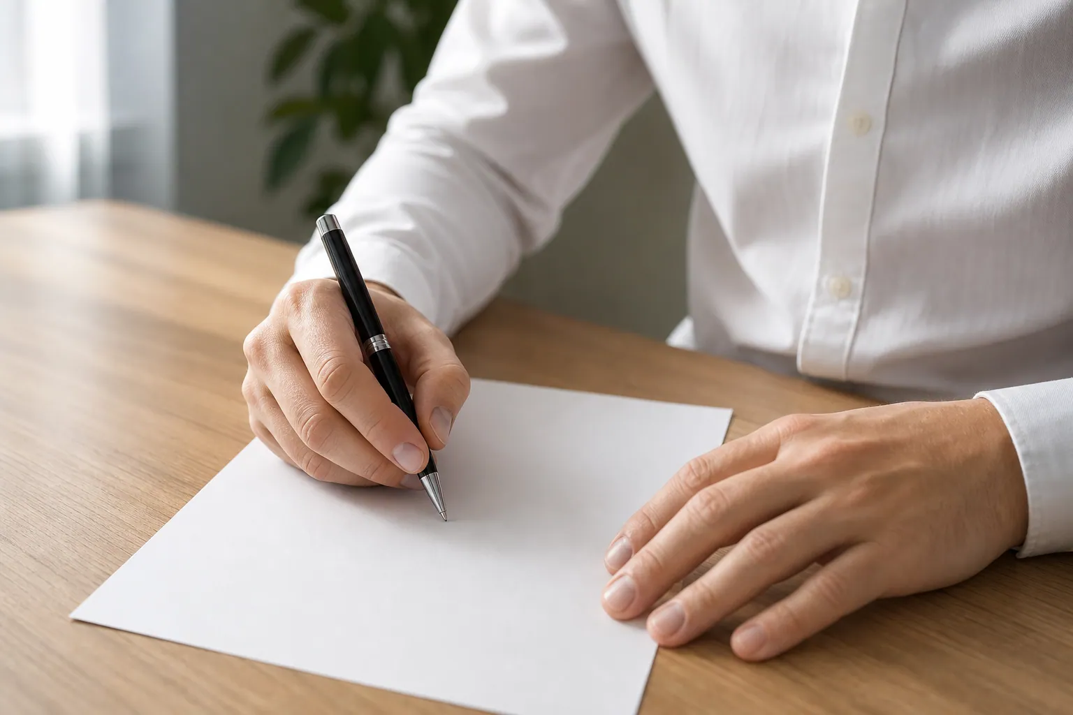 Couple working through a cooperative divorce agreement in a guided mediation session